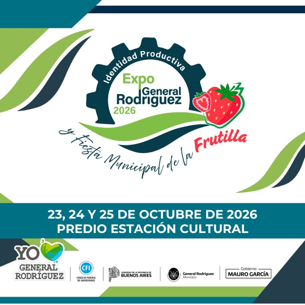 EXPO GENERAL RODRÍGUEZ Y FIESTA DE LA FRUTILLA 2026